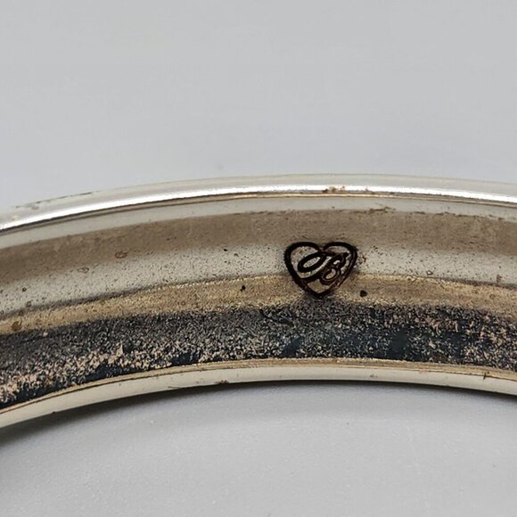 Brighton Heart Song Hinge Bracelet Retired Jewelry Swarovski Crystal Devotion - Picture 11 of 11